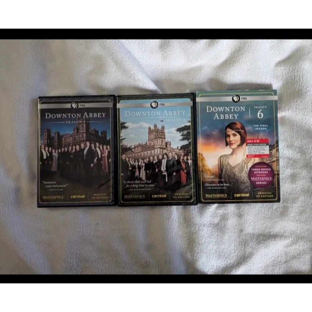 Downtown Abbey season 3 season 4 and season 6 bundle